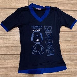 Snoopy T-shirt in dark navy